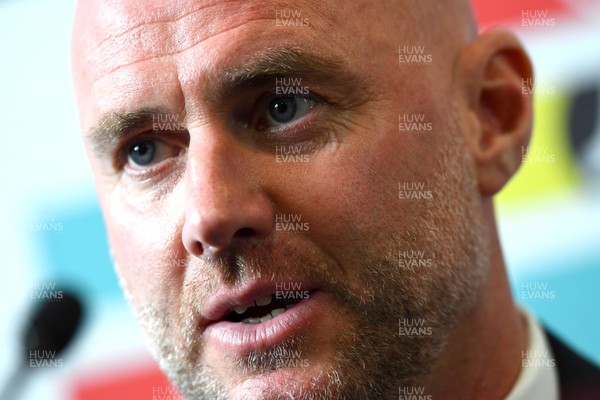 130922 - Wales Football Press Conference -  Wales Manager Robert Page talk to media