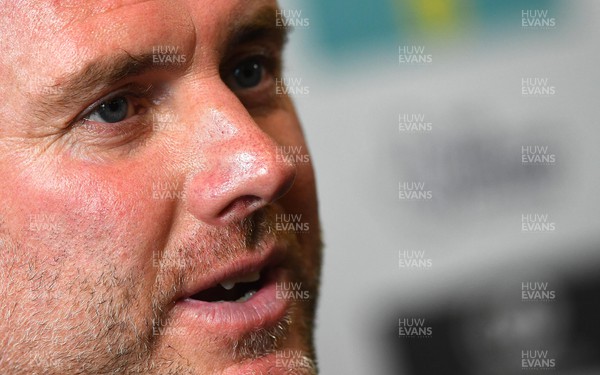 130922 - Wales Football Press Conference -  Wales Manager Robert Page talk to media