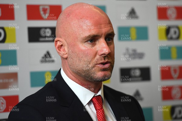 130922 - Wales Football Press Conference -  Wales Manager Robert Page talk to media