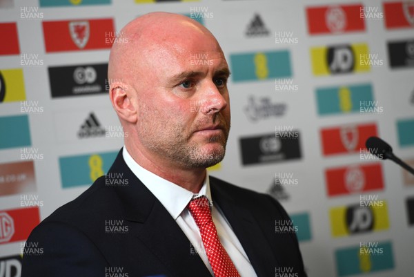 130922 - Wales Football Press Conference -  Wales Manager Robert Page talk to media