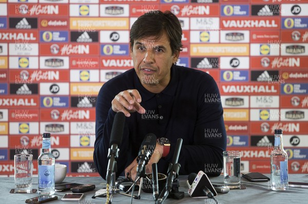 250817 - Wales Football Press Conference - Wales Manager Chris Coleman talks to the media