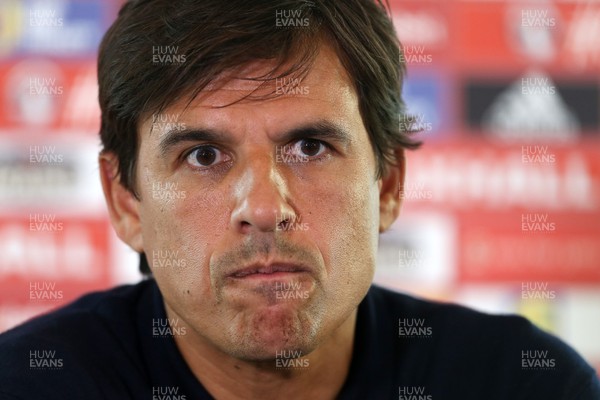 250817 - Wales Football Press Conference - Wales Manager Chris Coleman talks to the media