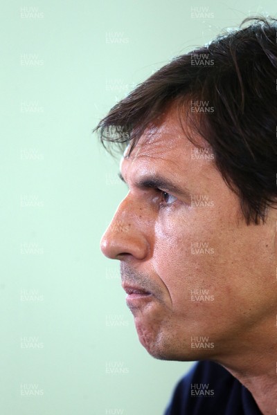 250817 - Wales Football Press Conference - Wales Manager Chris Coleman talks to the media