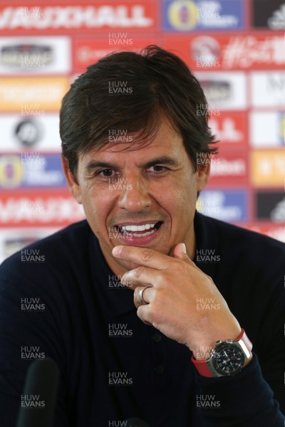 250817 - Wales Football Press Conference - Wales Manager Chris Coleman talks to the media