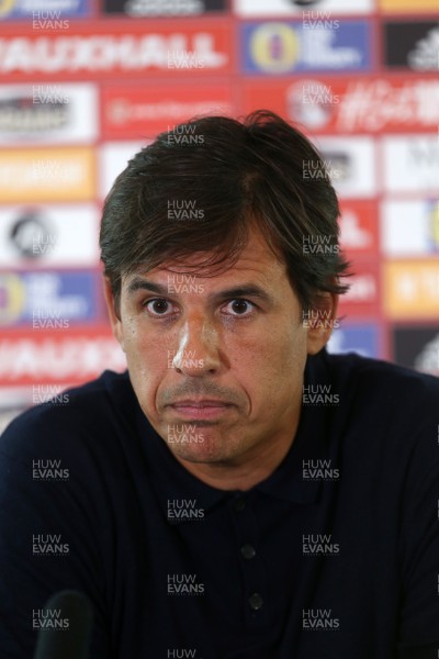 250817 - Wales Football Press Conference - Wales Manager Chris Coleman talks to the media