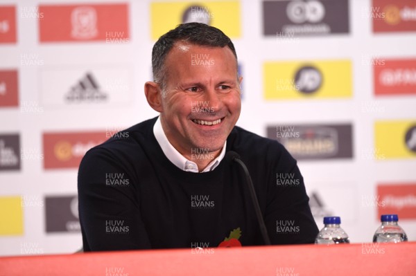 051118 - Wales Football Squad Announcement - Wales manager Ryan Giggs names his squad for upcoming games