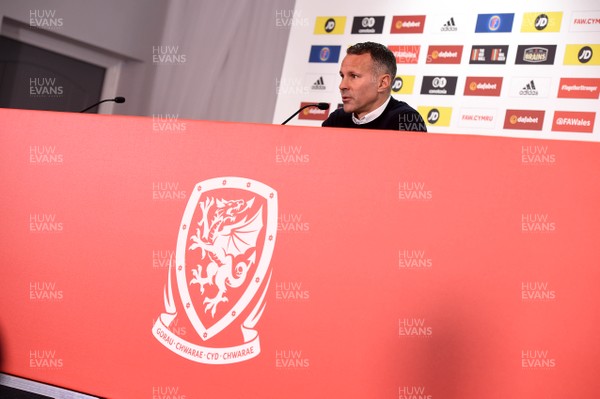 051118 - Wales Football Squad Announcement - Wales manager Ryan Giggs names his squad for upcoming games