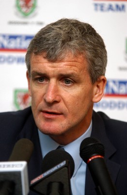 100303 - Wales Football Squad Announcement - Wales soccer manager Mark Hughes announces the squad to play  Azerbaijan in the European Cup qualifiers