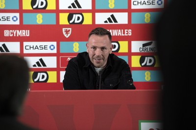 120325 - Wales Football Squad Announcement - Wales Manager Craig Bellamy speaks to the press after he announces his squad for the upcoming World Cup Qualifiers 