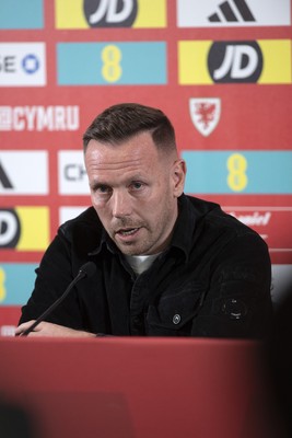 120325 - Wales Football Squad Announcement - Wales Manager Craig Bellamy speaks to the press after he announces his squad for the upcoming World Cup Qualifiers 