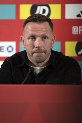 120325 - Wales Football Squad Announcement - Wales Manager Craig Bellamy speaks to the press after he announces his squad for the upcoming World Cup Qualifiers 