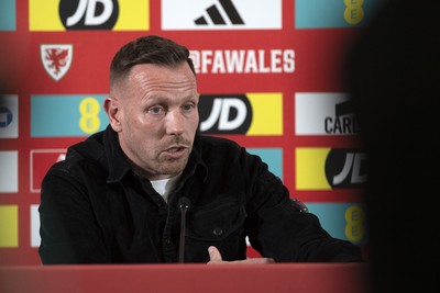 120325 - Wales Football Squad Announcement - Wales Manager Craig Bellamy speaks to the press after he announces his squad for the upcoming World Cup Qualifiers 