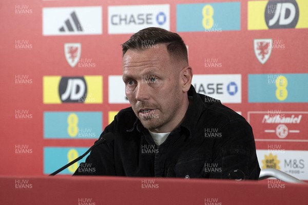 120325 - Wales Football Squad Announcement - Wales Manager Craig Bellamy speaks to the press after he announces his squad for the upcoming World Cup Qualifiers 