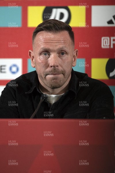 120325 - Wales Football Squad Announcement - Wales Manager Craig Bellamy speaks to the press after he announces his squad for the upcoming World Cup Qualifiers 