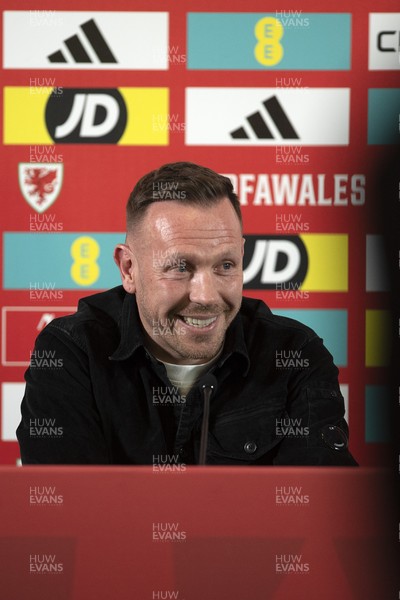 120325 - Wales Football Squad Announcement - Wales Manager Craig Bellamy speaks to the press after he announces his squad for the upcoming World Cup Qualifiers 