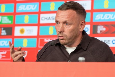 150926 - Wales Football Squad Announcement  - Wales Manager Craig Bellamy announces his squad for the upcoming Nations League campaign