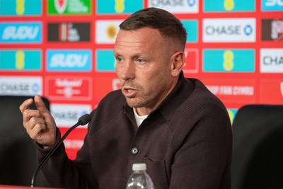 150926 - Wales Football Squad Announcement  - Wales Manager Craig Bellamy announces his squad for the upcoming Nations League campaign