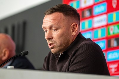 150926 - Wales Football Squad Announcement  - Wales Manager Craig Bellamy announces his squad for the upcoming Nations League campaign