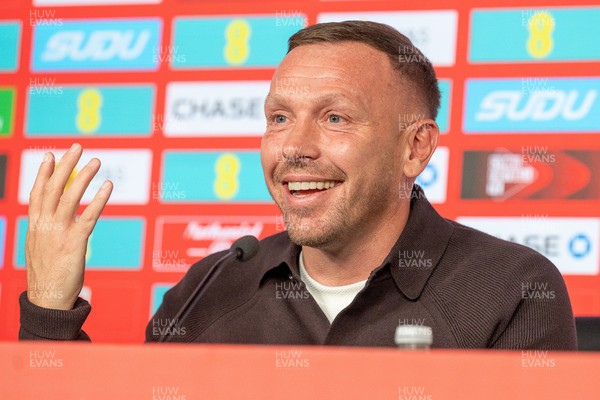 150926 - Wales Football Squad Announcement  - Wales Manager Craig Bellamy announces his squad for the upcoming Nations League campaign