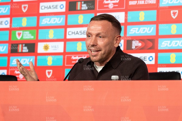 150926 - Wales Football Squad Announcement  - Wales Manager Craig Bellamy announces his squad for the upcoming Nations League campaign