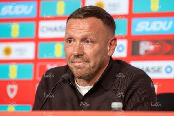 150926 - Wales Football Squad Announcement  - Wales Manager Craig Bellamy announces his squad for the upcoming Nations League campaign