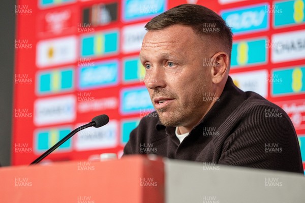 150926 - Wales Football Squad Announcement  - Wales Manager Craig Bellamy announces his squad for the upcoming Nations League campaign