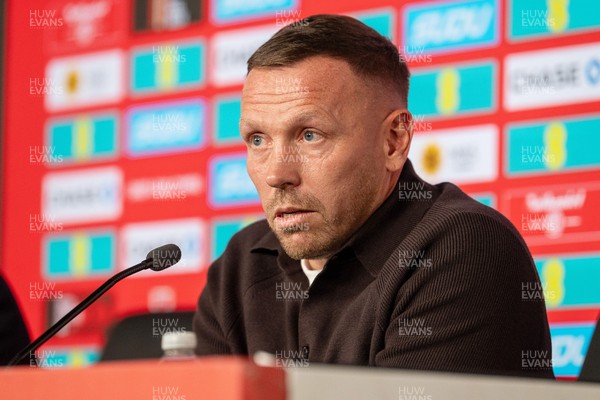 150926 - Wales Football Squad Announcement  - Wales Manager Craig Bellamy announces his squad for the upcoming Nations League campaign