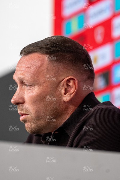 150926 - Wales Football Squad Announcement  - Wales Manager Craig Bellamy announces his squad for the upcoming Nations League campaign