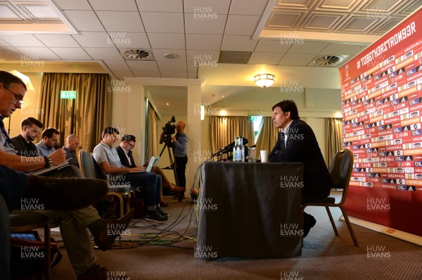 250517 - Wales Football Press Conference - Wales manager Chris Coleman names his squad