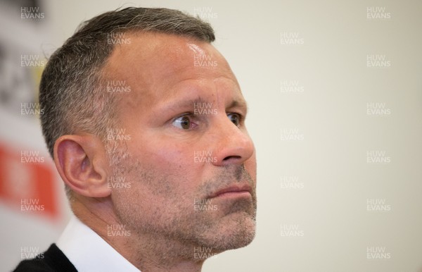 290519 - Wales Football Squad Announcement - Wales football manager Ryan Giggs announces his squad for the Euro 2020 Qualifying matches against Croatia and Hungary at the Wales Millennium Centre