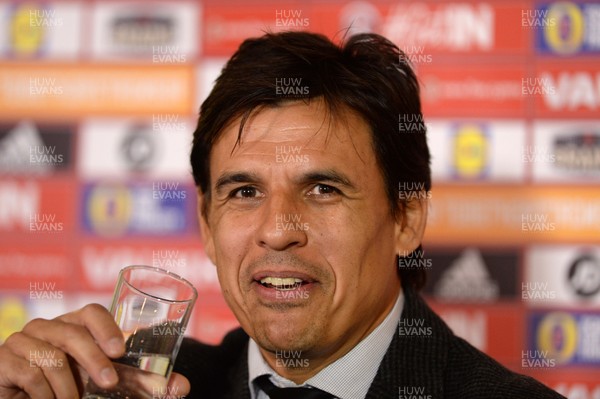 290916 - Wales Football Squad Announcement -Wales manager Chris Coleman names his squad