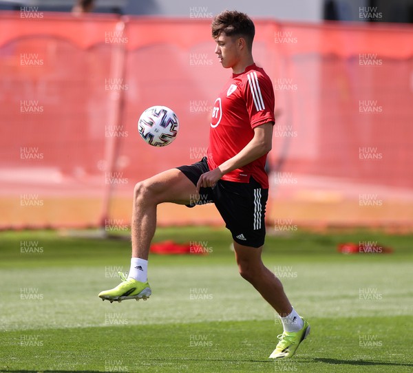010621 - Wales Football Training - Rubin Colwill during training