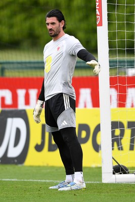 010626 - Tom King of Wales during training ahead of their upcoming friendly match against Ghana
