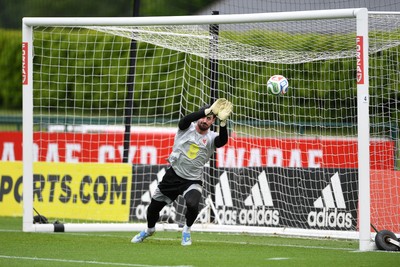 010626 - Tom King of Wales during training ahead of their upcoming friendly match against Ghana