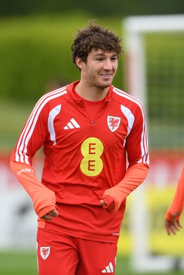 010626 - Lewis Koumas of Wales during training ahead of their upcoming friendly match against Ghana