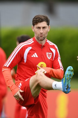 010626 - Ben Davies of Wales during training ahead of their upcoming friendly match against Ghana