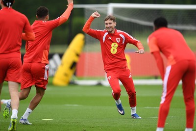 010626 - David Brooks of Wales during training ahead of their upcoming friendly match against Ghana