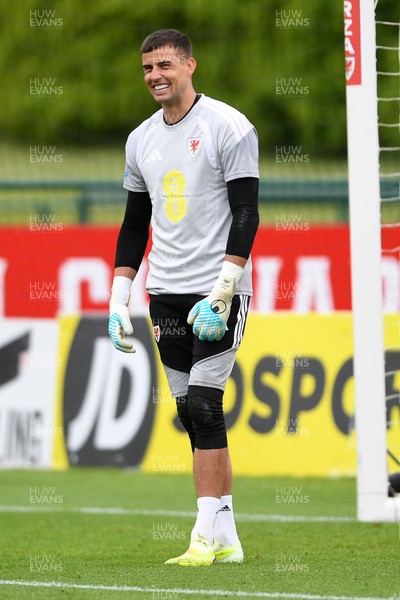 010626 - Karl Darlow of Wales during training ahead of their upcoming friendly match against Ghana
