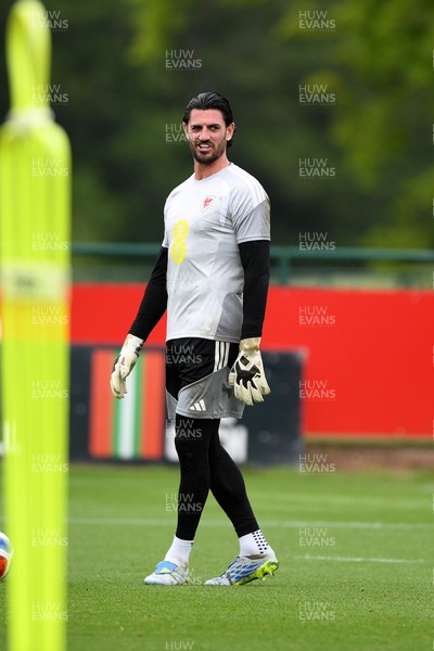 010626 - Tom King of Wales during training ahead of their upcoming friendly match against Ghana