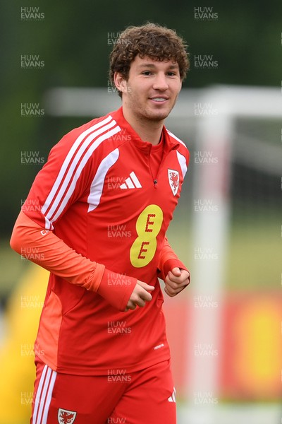 010626 - Lewis Koumas of Wales during training ahead of their upcoming friendly match against Ghana