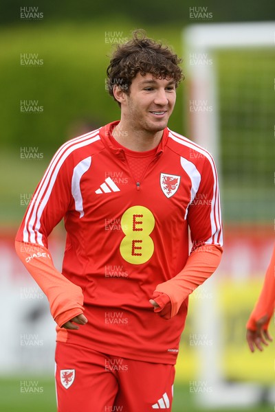010626 - Lewis Koumas of Wales during training ahead of their upcoming friendly match against Ghana