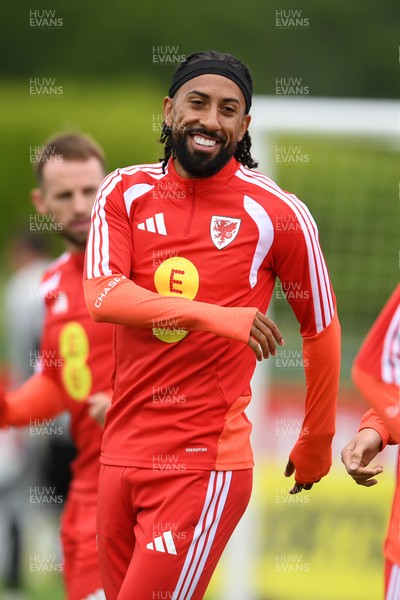 010626 - Sorba Thomas of Wales during training ahead of their upcoming friendly match against Ghana
