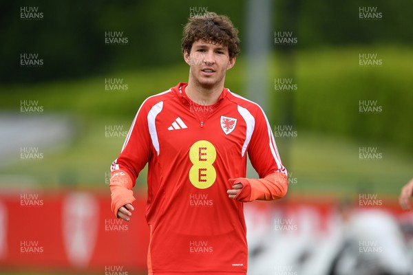 010626 - Lewis Koumas of Wales during training ahead of their upcoming friendly match against Ghana