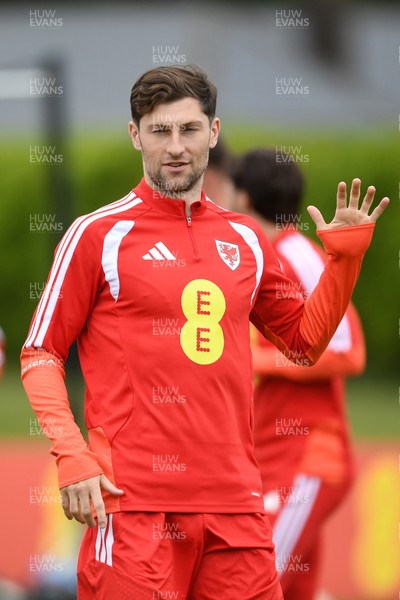 010626 - Ben Davies of Wales during training ahead of their upcoming friendly match against Ghana