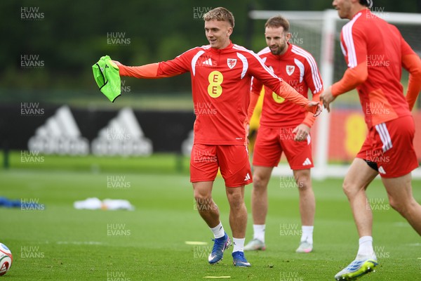 010626 - Isaak Davies of Wales during training ahead of their upcoming friendly match against Ghana