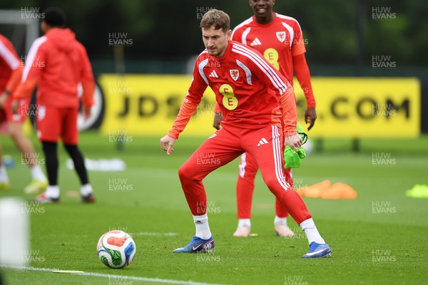 010626 - David Brooks of Wales during training ahead of their upcoming friendly match against Ghana