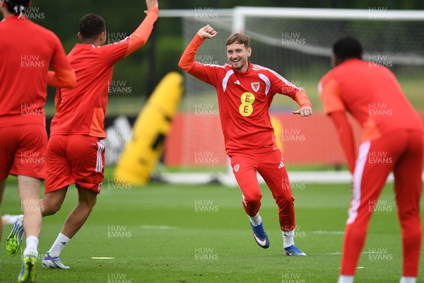 010626 - David Brooks of Wales during training ahead of their upcoming friendly match against Ghana