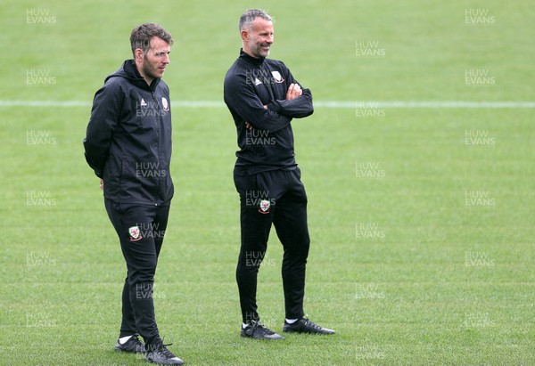 020919 - Wales Football Training - Wales Manager Ryan Giggs during training