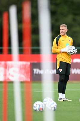 031026 - Wales Football Training - David Cornell during training ahead of their upcoming Nations League match against Denmark