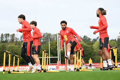 031026 - Wales Football Training - Jay Dasilva during training ahead of their upcoming Nations League match against Denmark